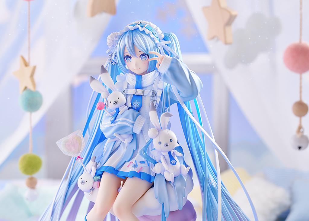 HATSUNE MIKU - Snow Miku Yukiiro Pop - Statuette 1/7 24cm - 5