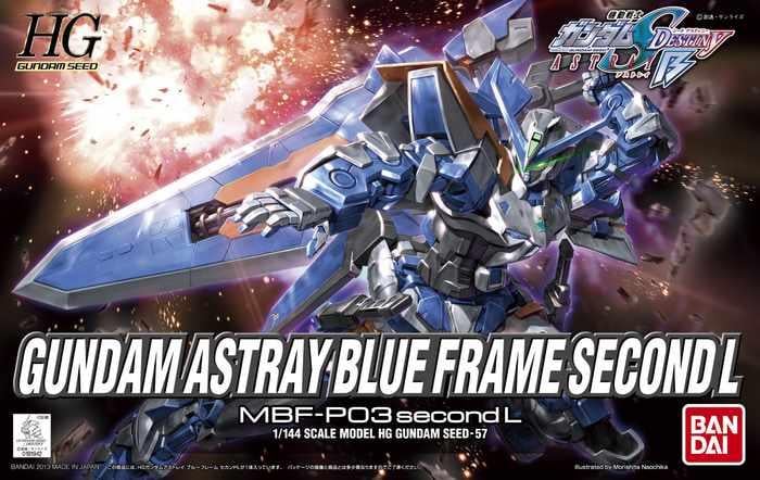 GUNDAM - HG Astray Blue Frame Second L 1/144 - Model Kit - 2