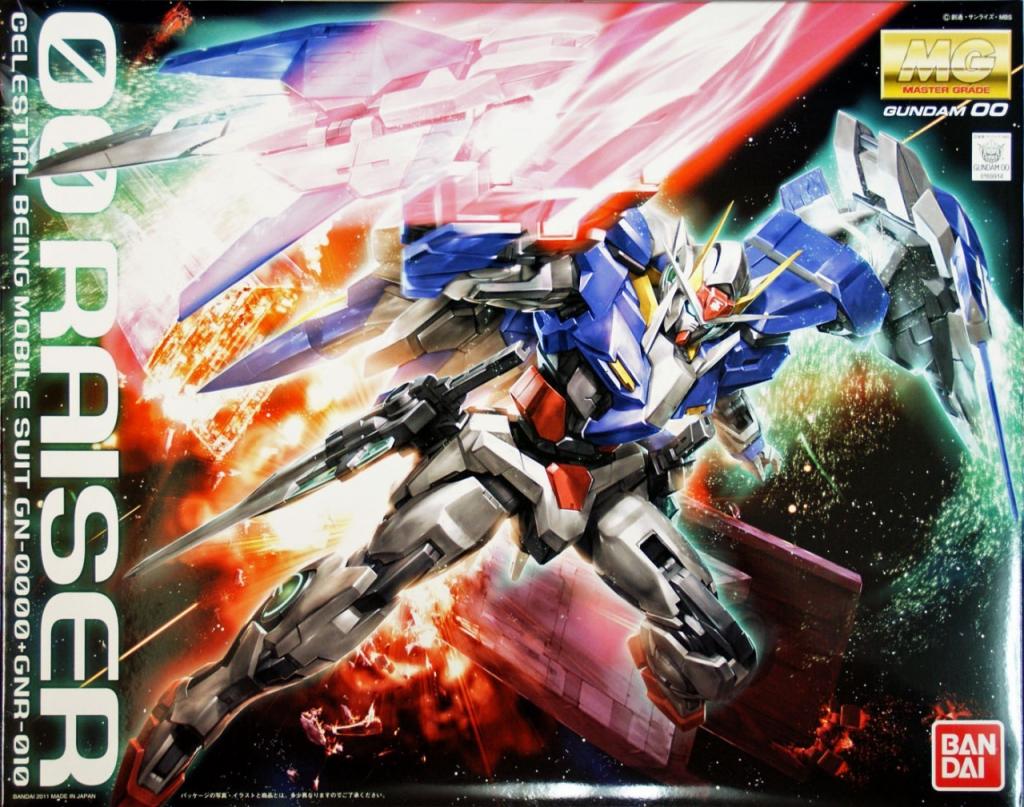 GUNDAM Model Kit MG 1/100 00 Raiser 18CM