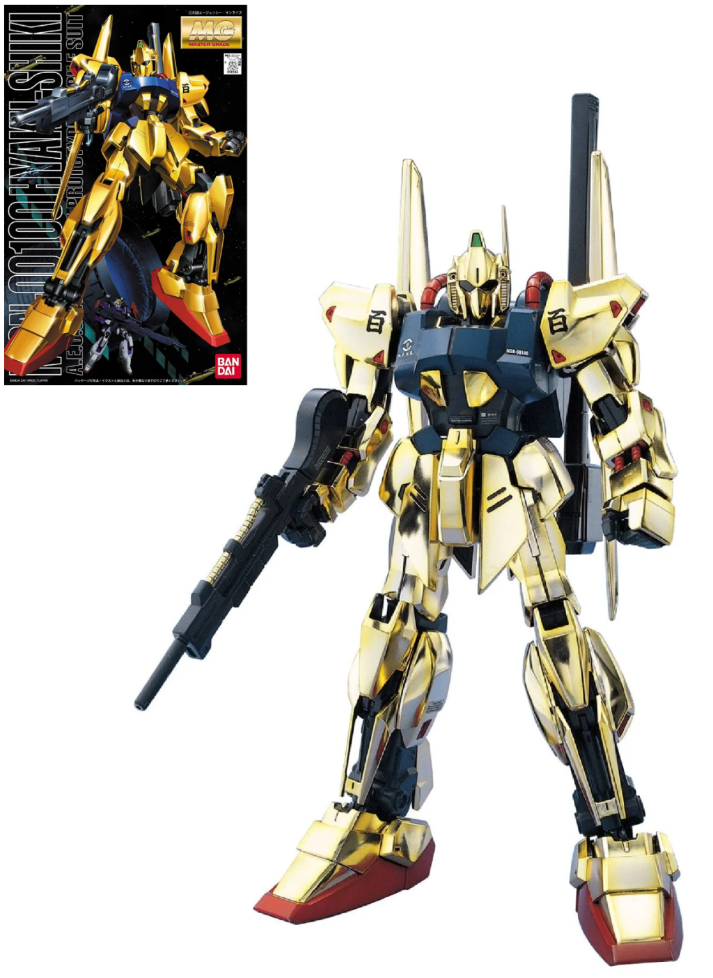 GUNDAM Model Kit Master Grade MSN100 Hyakushiki 18CM