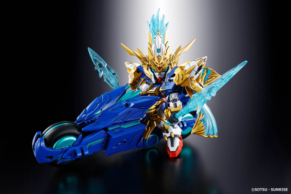 GUNDAM - SD Sangoku Soketsuden Zhao Yun 00 Gundam & Blue Dragon - 8cm - 2