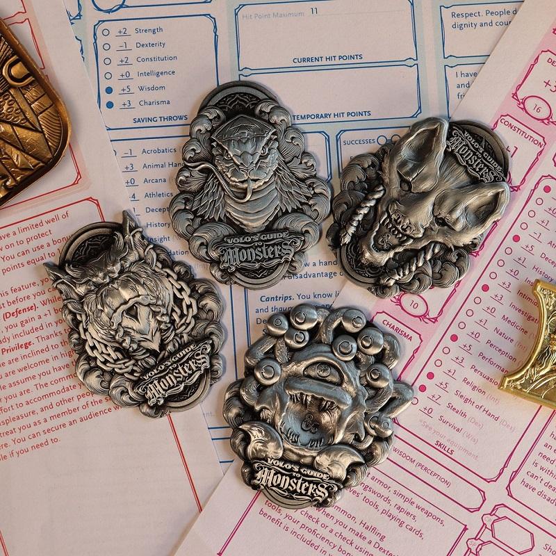 DUNGEONS & DRAGONS - Boîte Collector de Médaillons Monstres - 2