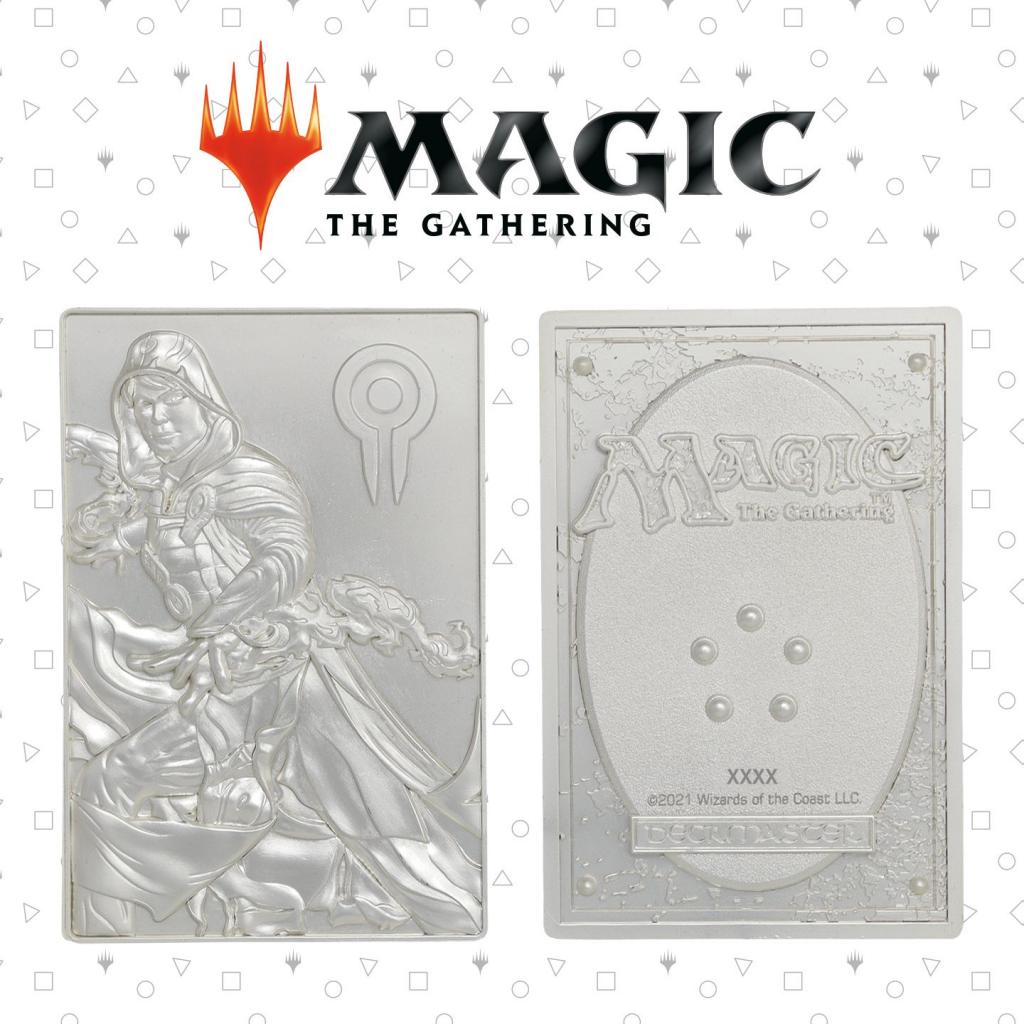 MAGIC THE GATHERING - Jace Beleren - Carte Plaquée Argent Collector - 3