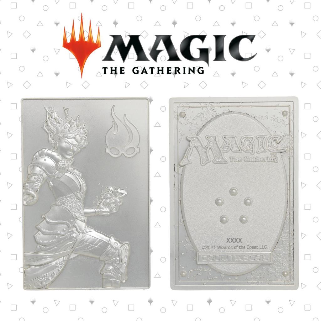 MAGIC THE GATHERING - Chandra Nalaar - Carte Plaquée Argent Collector - 3