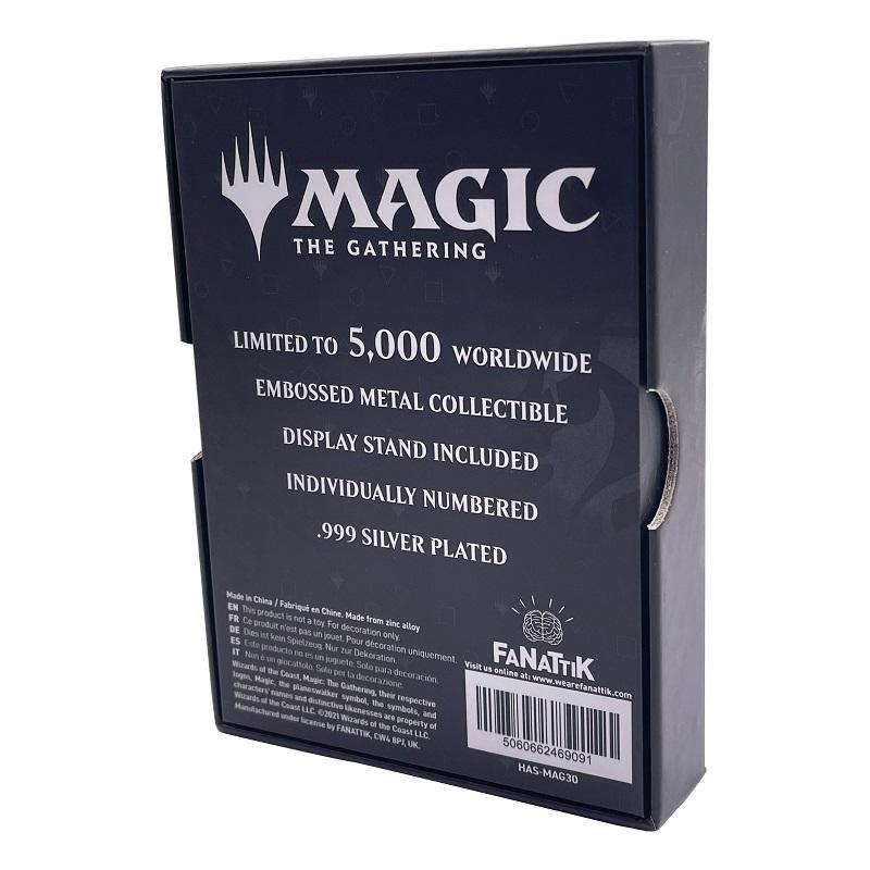 MAGIC THE GATHERING - Ajani Goldmane - Carte Collector Plaqué Argent - 5