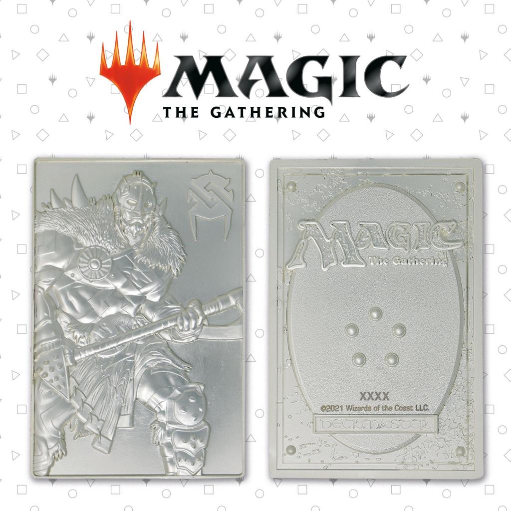 MAGIC THE GATHERING- Garruk Wildspeaker- Carte Collector Plaqué Argent - 3