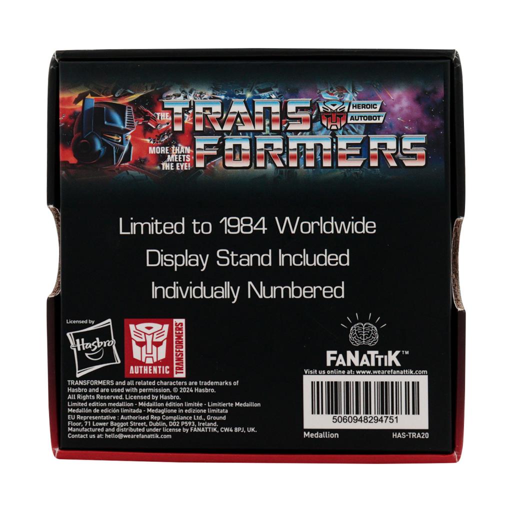 TRANSFORMERS - 40th Anniversary - Médaillon Edition Limitée - 5