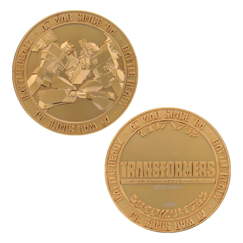 TRANSFORMERS - 40th Anniversary - Pièce Plaqué Or 24k Edition Limitée - 3