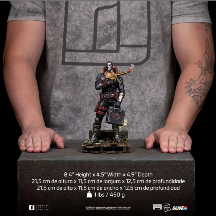 GI JOE - Destro - Statue Art Scale 1/10 21.5cm - 6