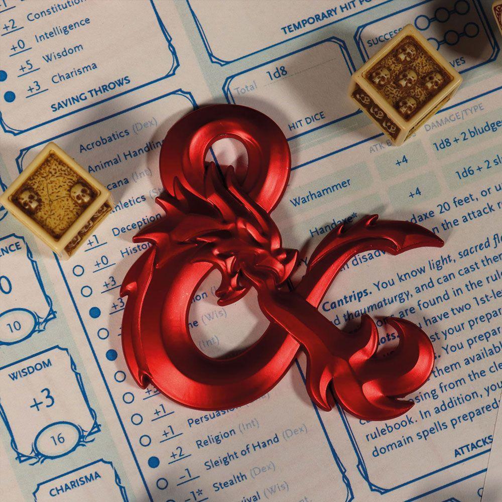 DUNGEONS & DRAGONS - Collector Metal Ampersand '10x2.5x12.5cm' - 2
