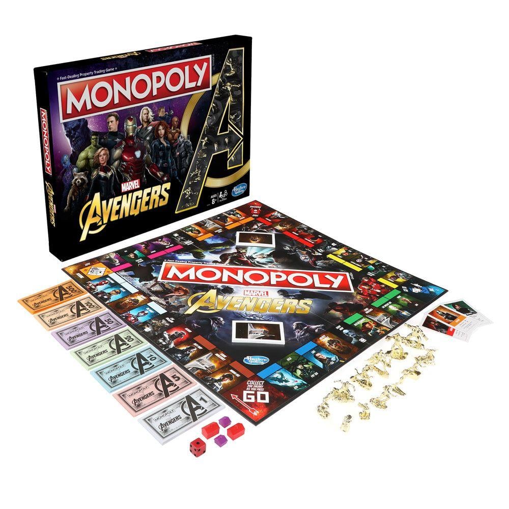 MARVEL AVENGERS - Monopoly - Board Game (UK Only) : ShopForGeek