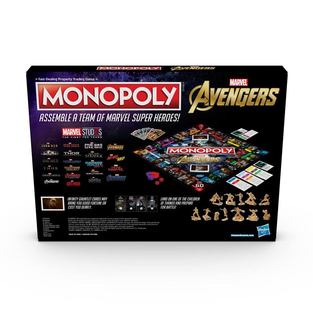 MARVEL AVENGERS - Monopoly - Jeu de plateau (UK Only