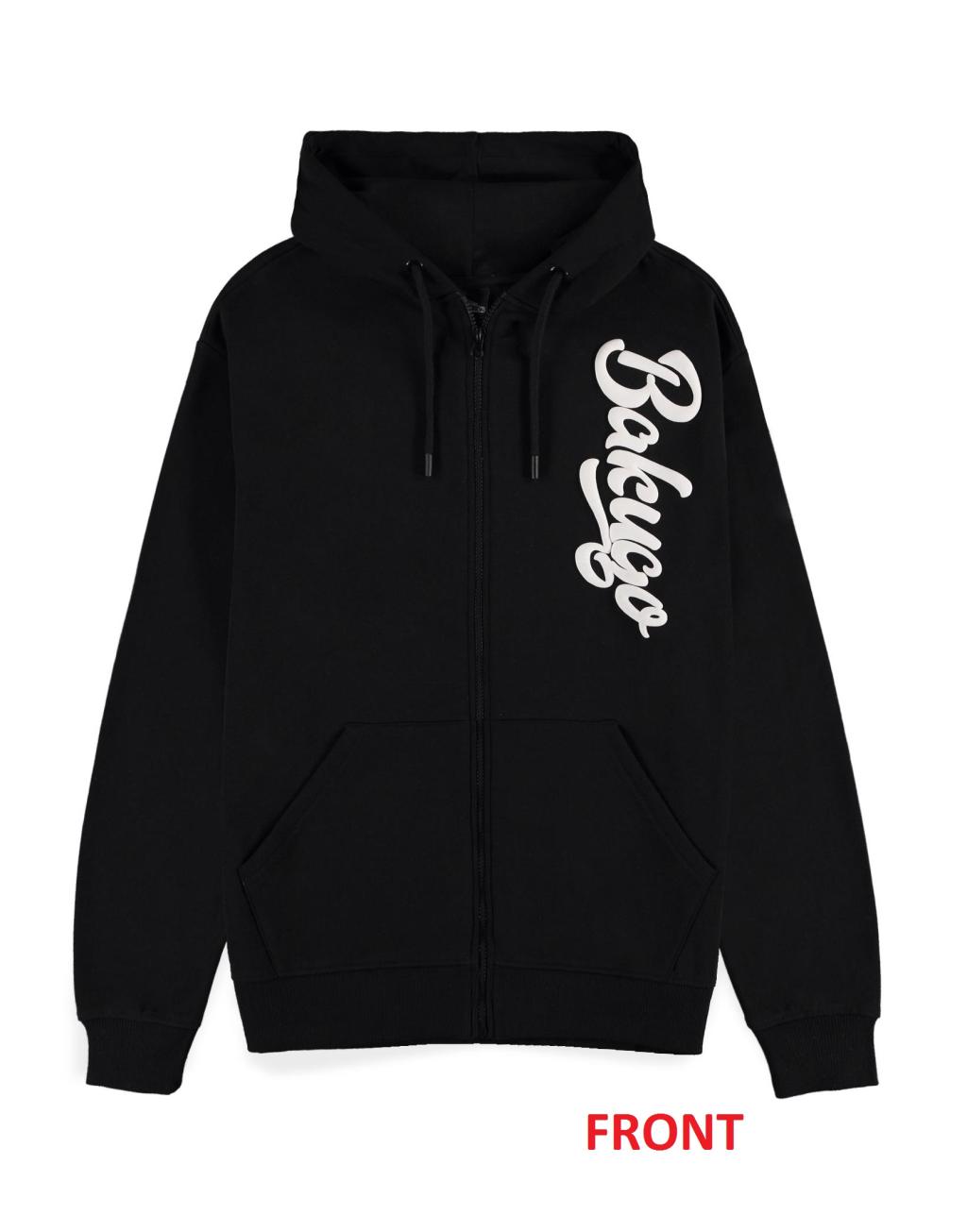 MY HERO ACADEMIA Bakugo Men's Zipper Hoodie (XL) ShopForGeek