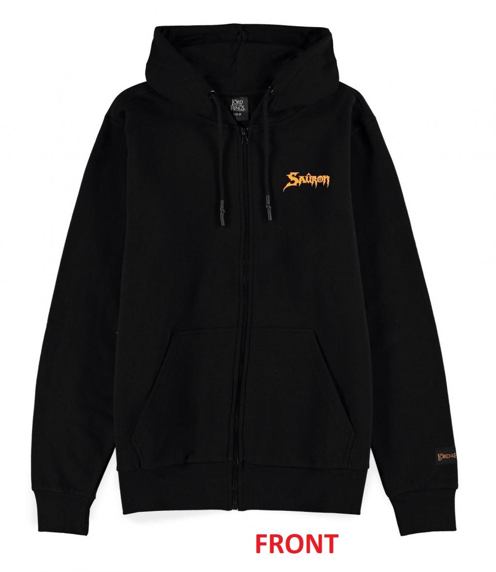 LORD OF THE RINGS - Sauron - Pull à Capuche Zipper Homme (S) - 2