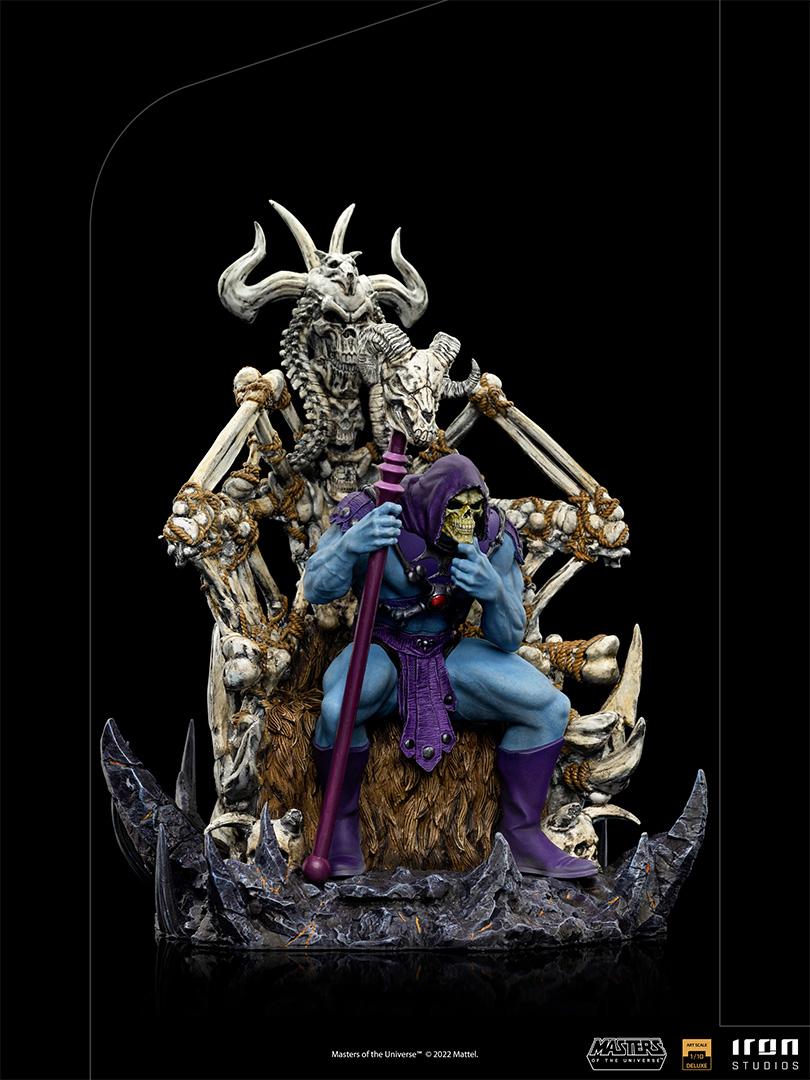 M.O.T.U. - Skeletor sur trône- Statuette Deluxe Art Scale 1/10 29cm - 3