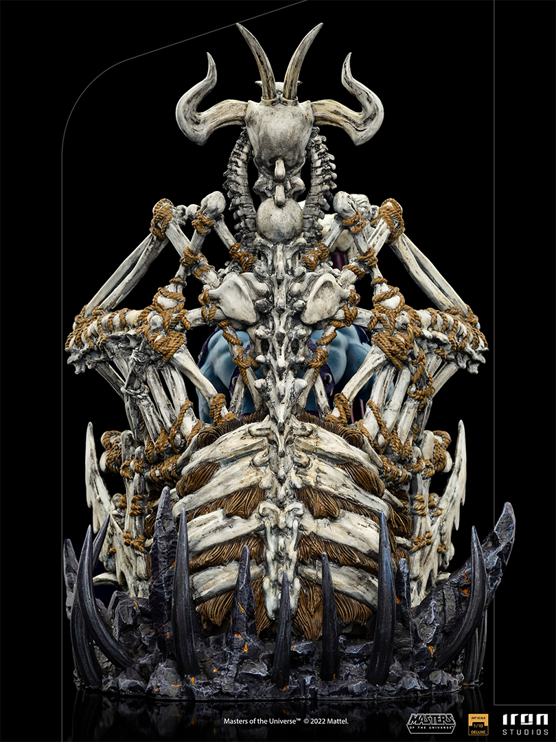 M.O.T.U. - Skeletor sur trône- Statuette Deluxe Art Scale 1/10 29cm - 4