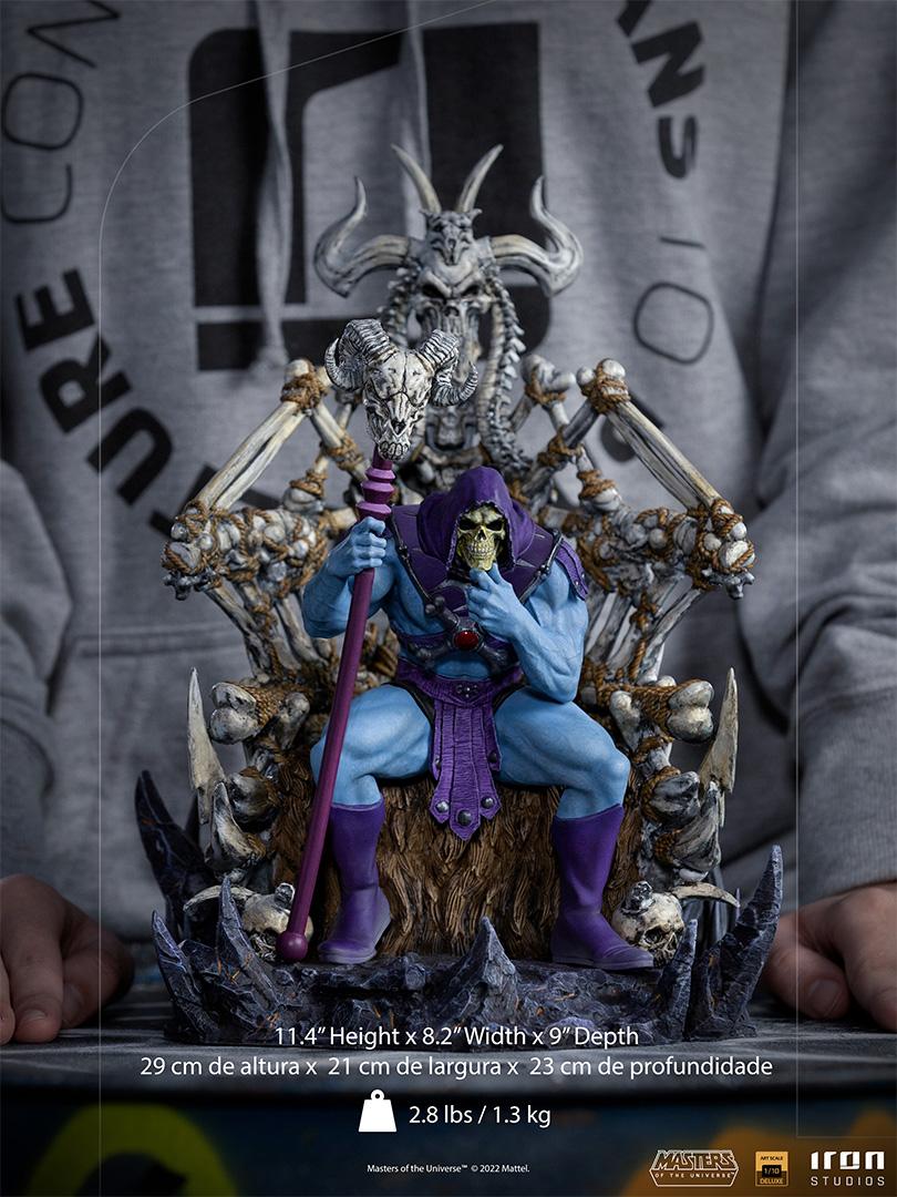 M.O.T.U. - Skeletor sur trône- Statuette Deluxe Art Scale 1/10 29cm - 5