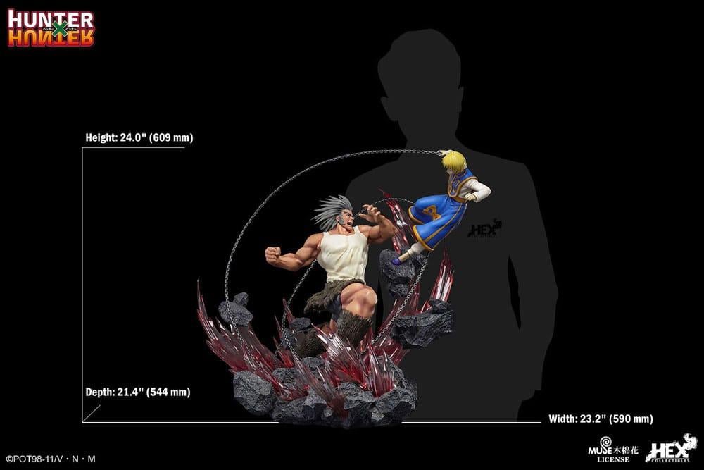 HUNTER X HUNTER Kurapika VS Uvogin Statue Elite Dynamic 61cm