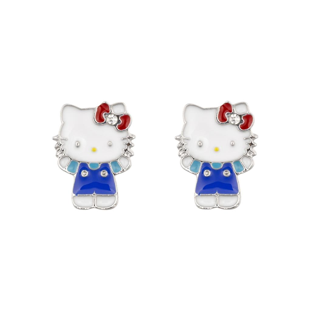 HELLO KITTY - Head - 1 Paire de Clous d'Oreilles - 2
