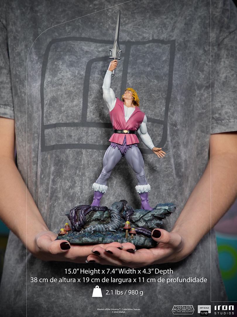 LES MAITRES DE L'UNIVERS-Prince Adam-Statuette 1/10 BDS Art Scale-38cm - 5