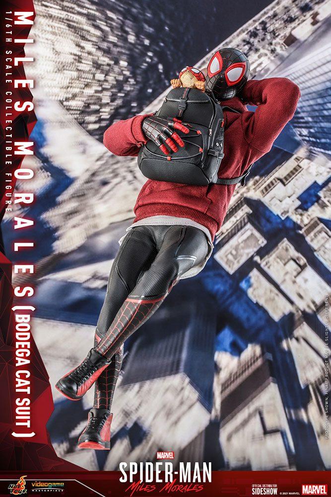 SPIDERMAN Miles Morales Bodega Cat Suit Statuette 29cm