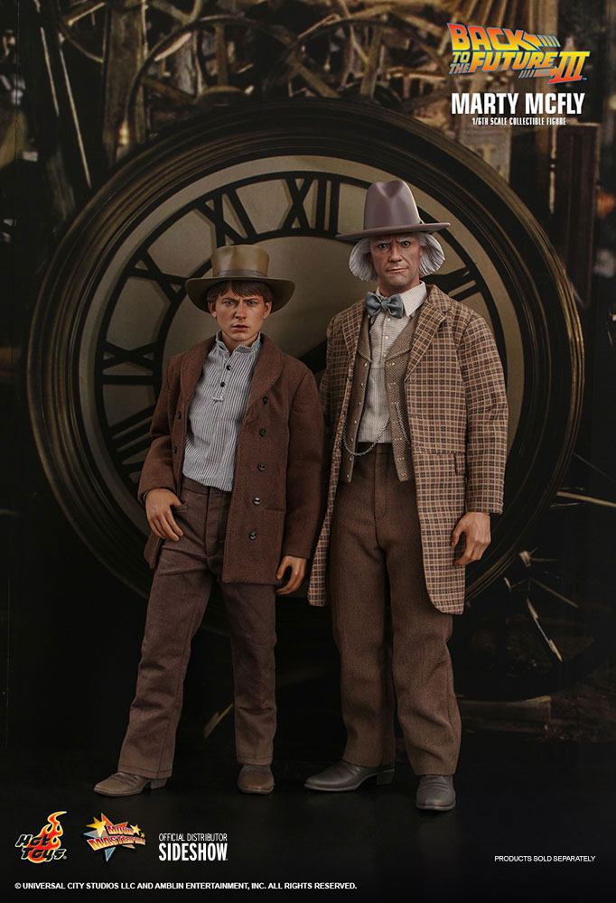 Figurine Hot Toys Doc Brown Retour vers le futur III