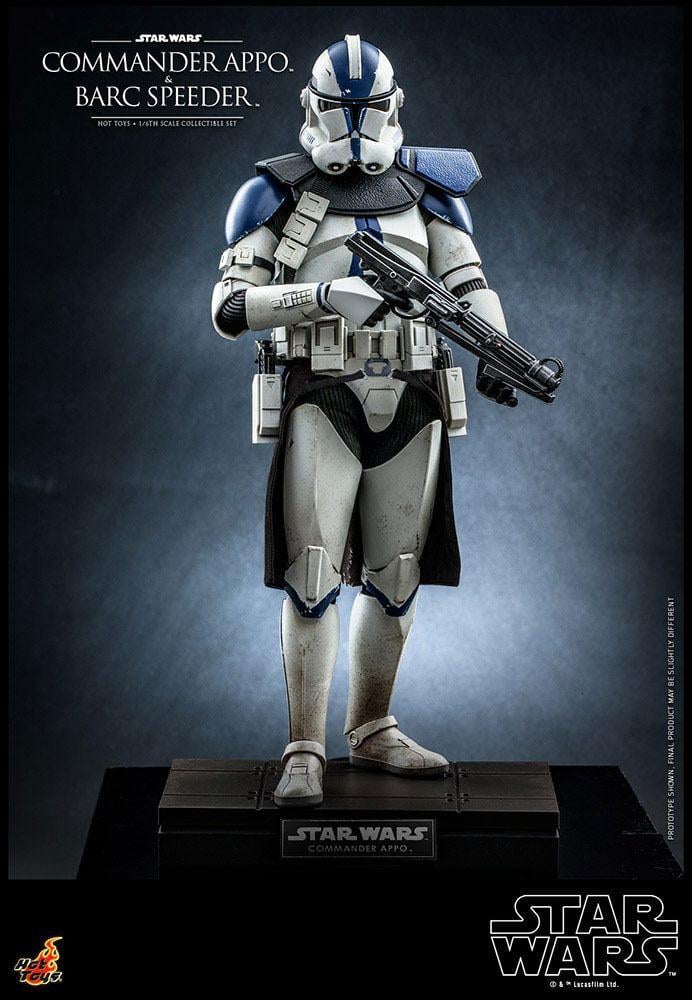 STAR WARS - Commandant Appo & BARC speeder - Figurine articulée 30cm - 3