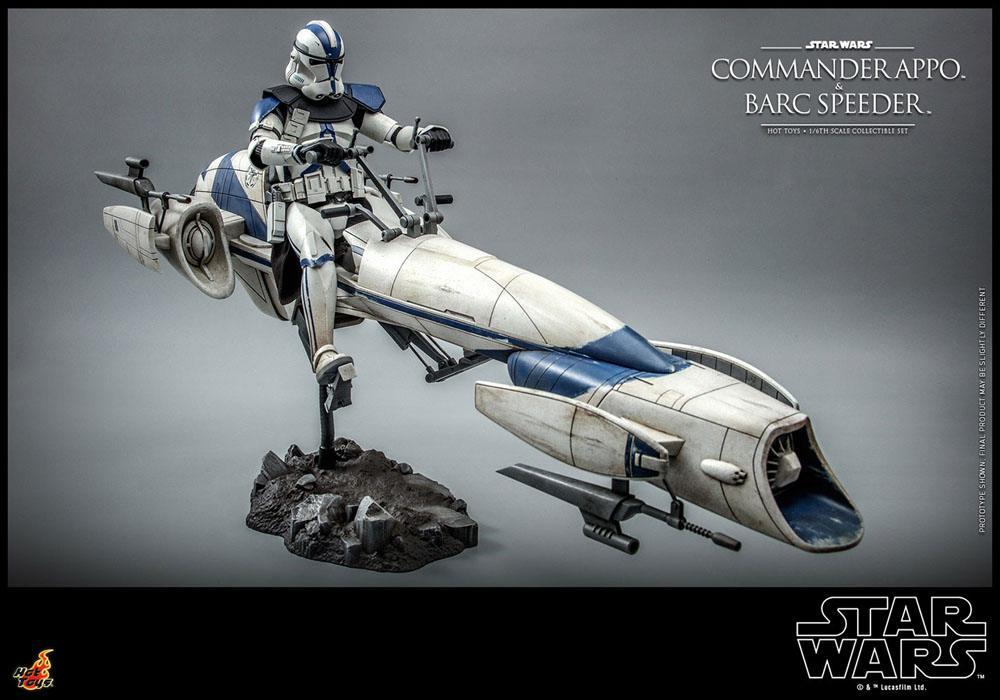 STAR WARS - Commandant Appo & BARC speeder - Figurine articulée 30cm - 4