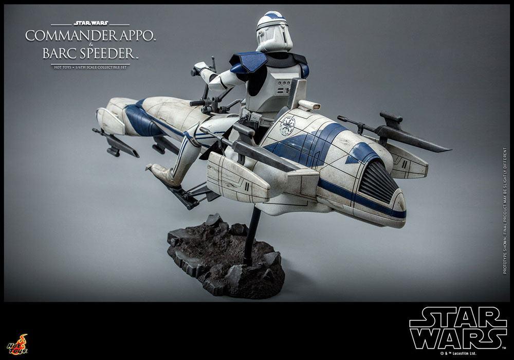 STAR WARS - Commandant Appo & BARC speeder - Figurine articulée 30cm - 5