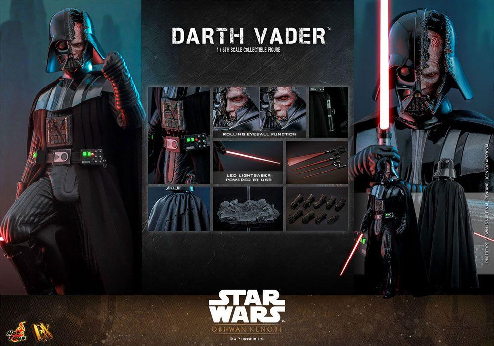 STAR WARS OBI-WAN KENOBI - Dark Vador - Figurine 1/6 35cm - 6
