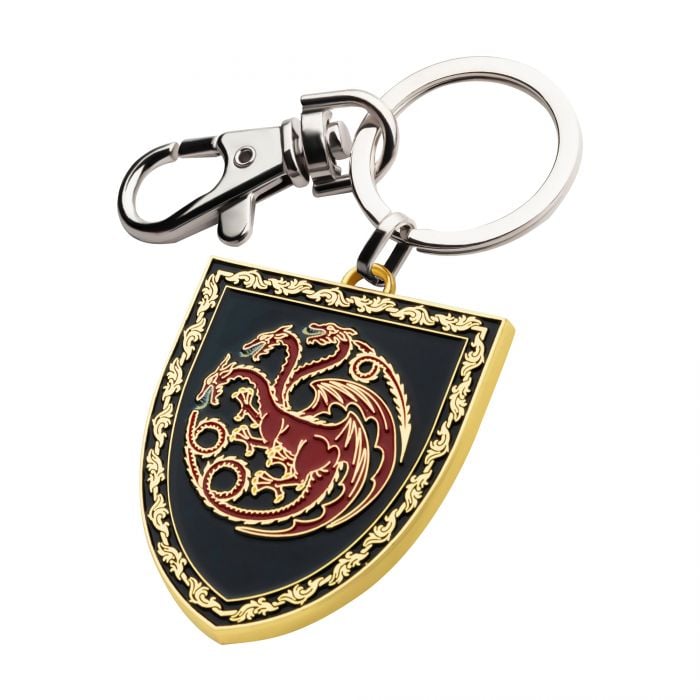 HOUSE OF THE DRAGON - Targaryen Shiled - Metal Keychain_IMAGE_1