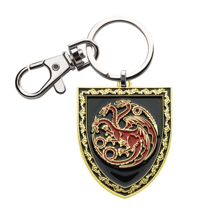 HOUSE OF THE DRAGON - Targaryen Shiled - Metal Keychain_IMAGE_2