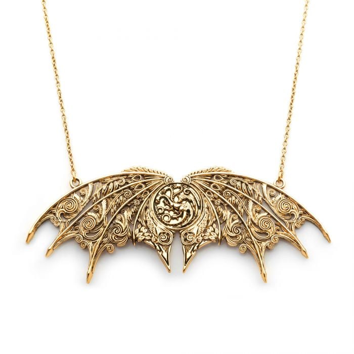 HOUSE OF THE DRAGONS - Targaryen Plate Double Hung - Necklace_IMAGE_1