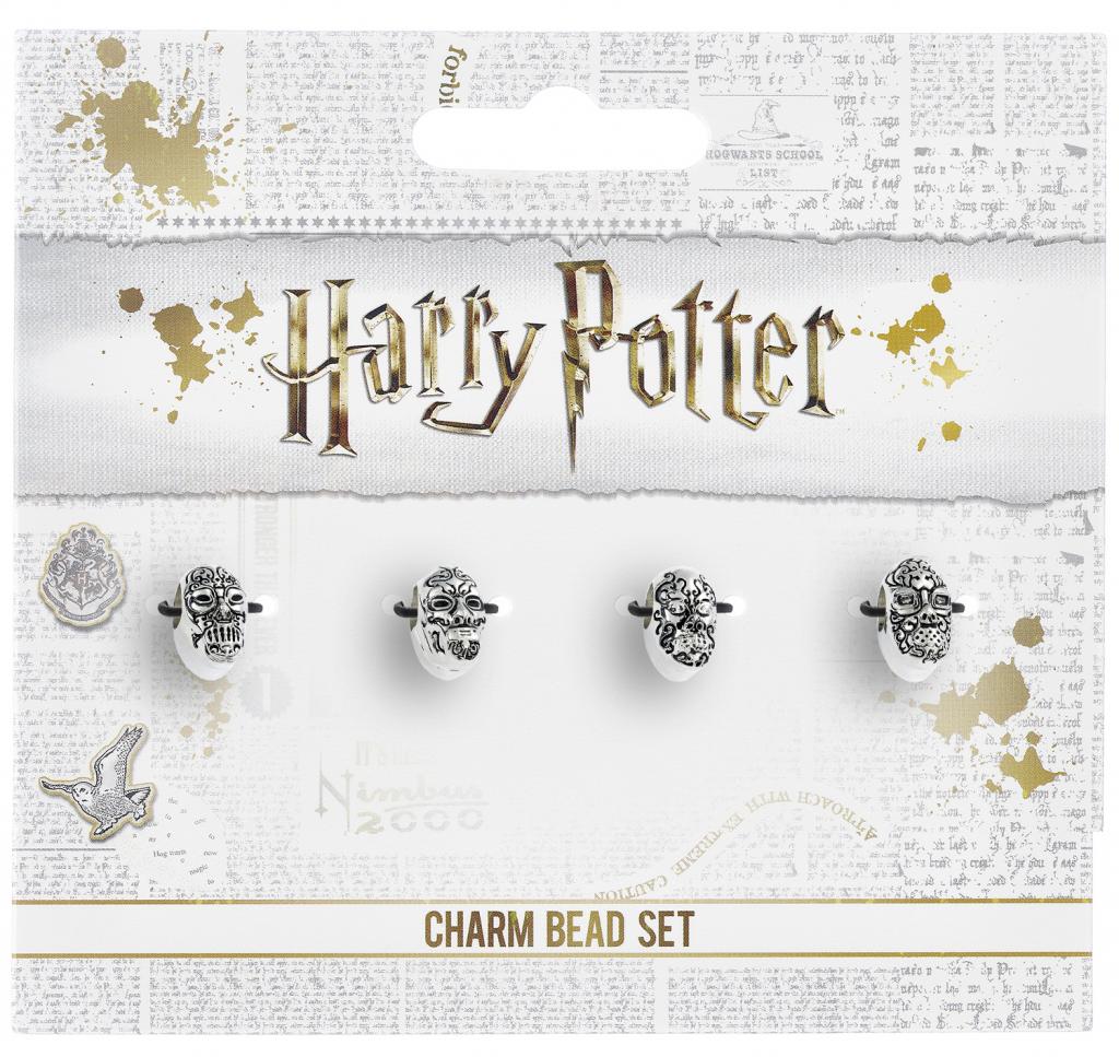 HARRY POTTER -Set de 4 Perles Charmes pour Bracelet-Masques Mangemorts - 6