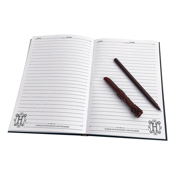 HARRY POTTER - Colourful Crest - Set Notebook A5 + Stylo Baguette - 3