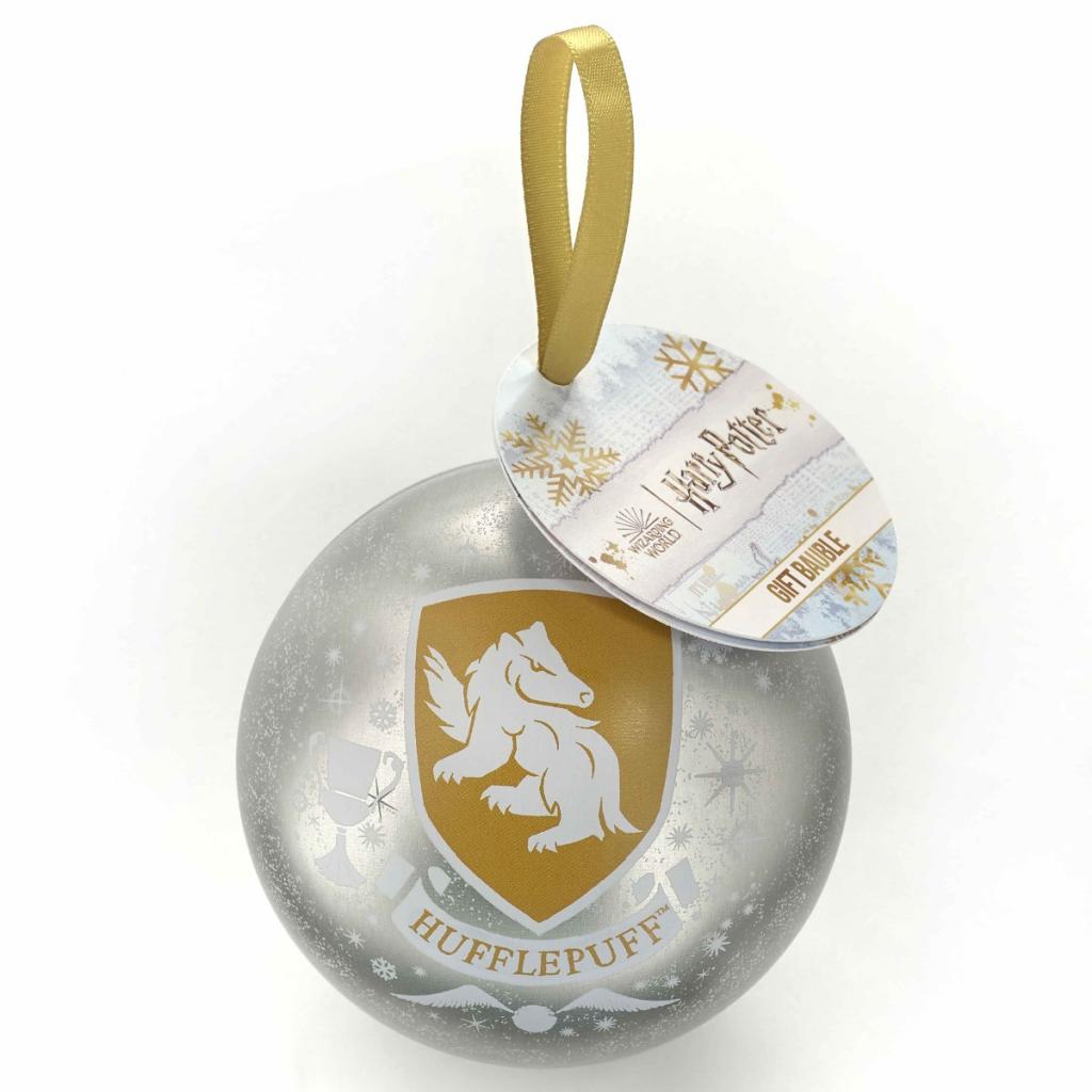 HARRY POTTER - Boule de Noël Cadeau - Collier Poufsouffle - 2