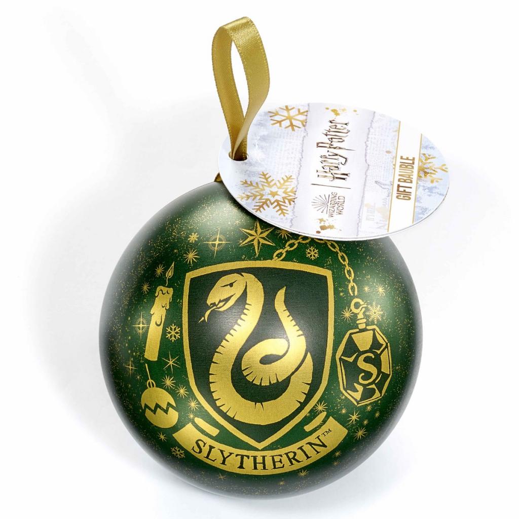 HARRY POTTER - Boule de Noël Cadeau - Collier Serpentard - 2