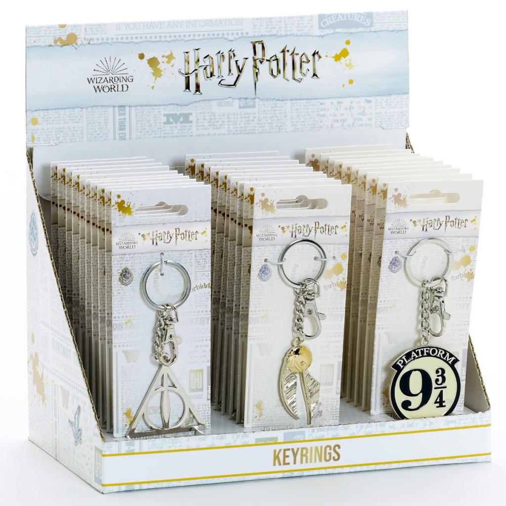 HARRY POTTER - Display - 3 Porte-Clés X 10 - Boîte de 30 Pc. - 2