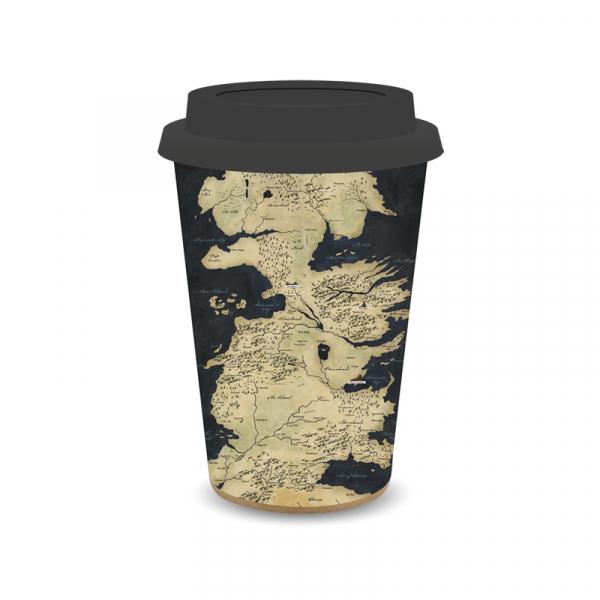 GAME OF THRONES Travel Mug 400 ml Hiskup Westeros Map