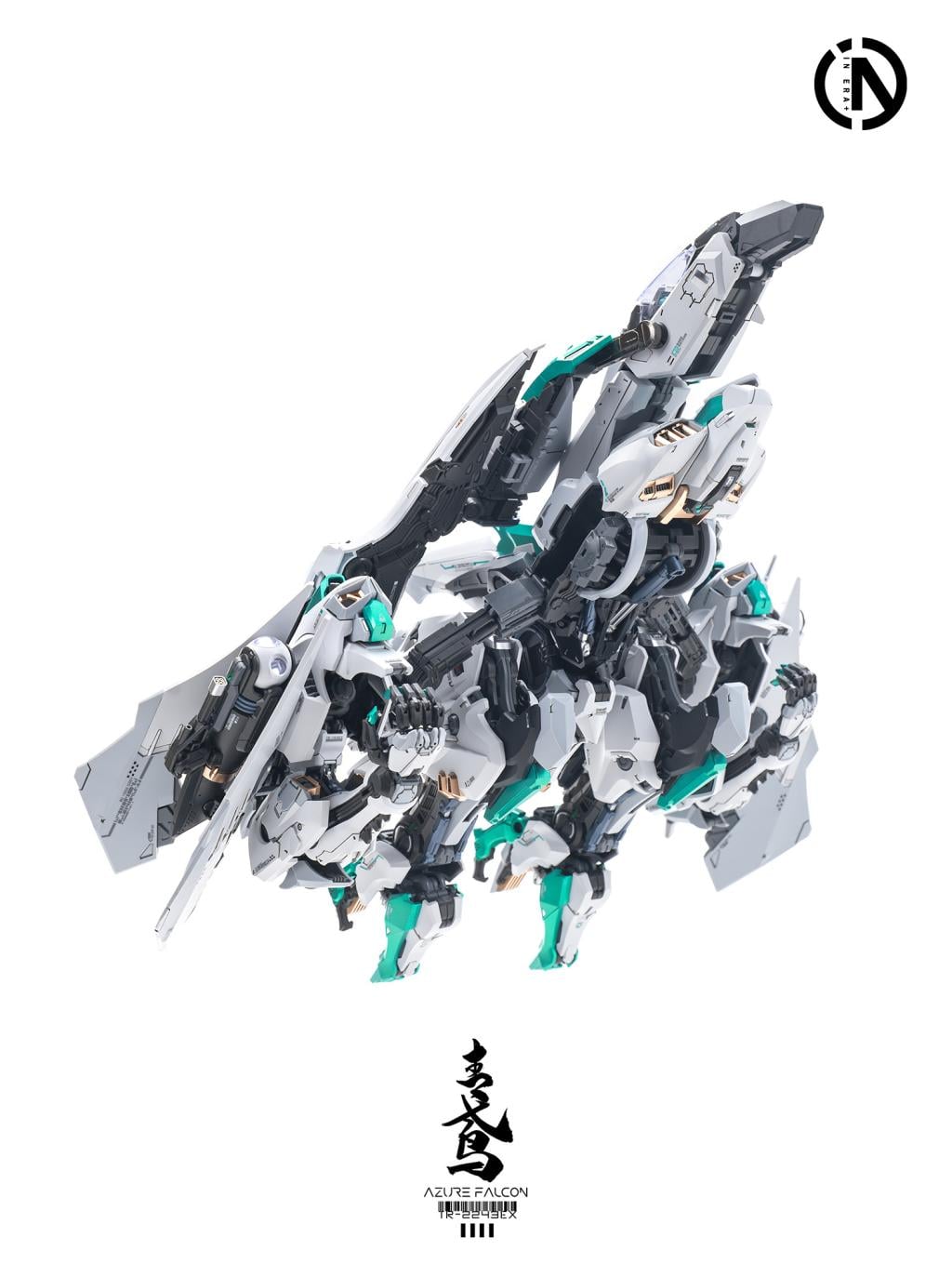 IN ERA+ - Azure Falcon - Model Kit 22cm - 4