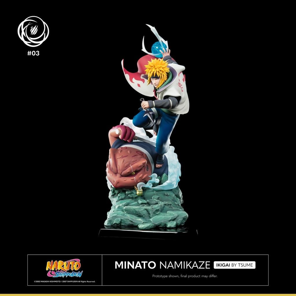NARUTO SHIPPUDEN Minato Statue Ikigai Résine 1/6 By Tsume 41cm