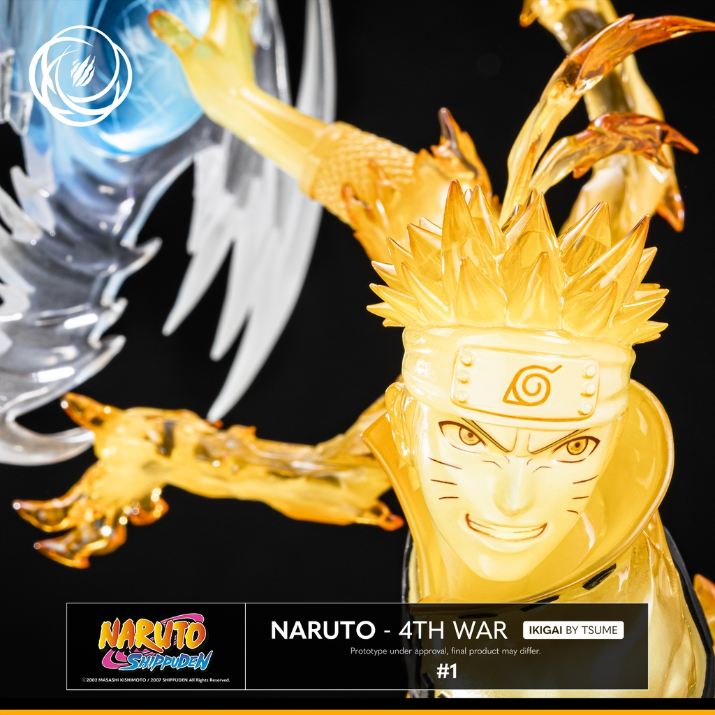NARUTO Naruto Uzumaki Ikigai 4th War Statue Résine 1/6 By Tsume