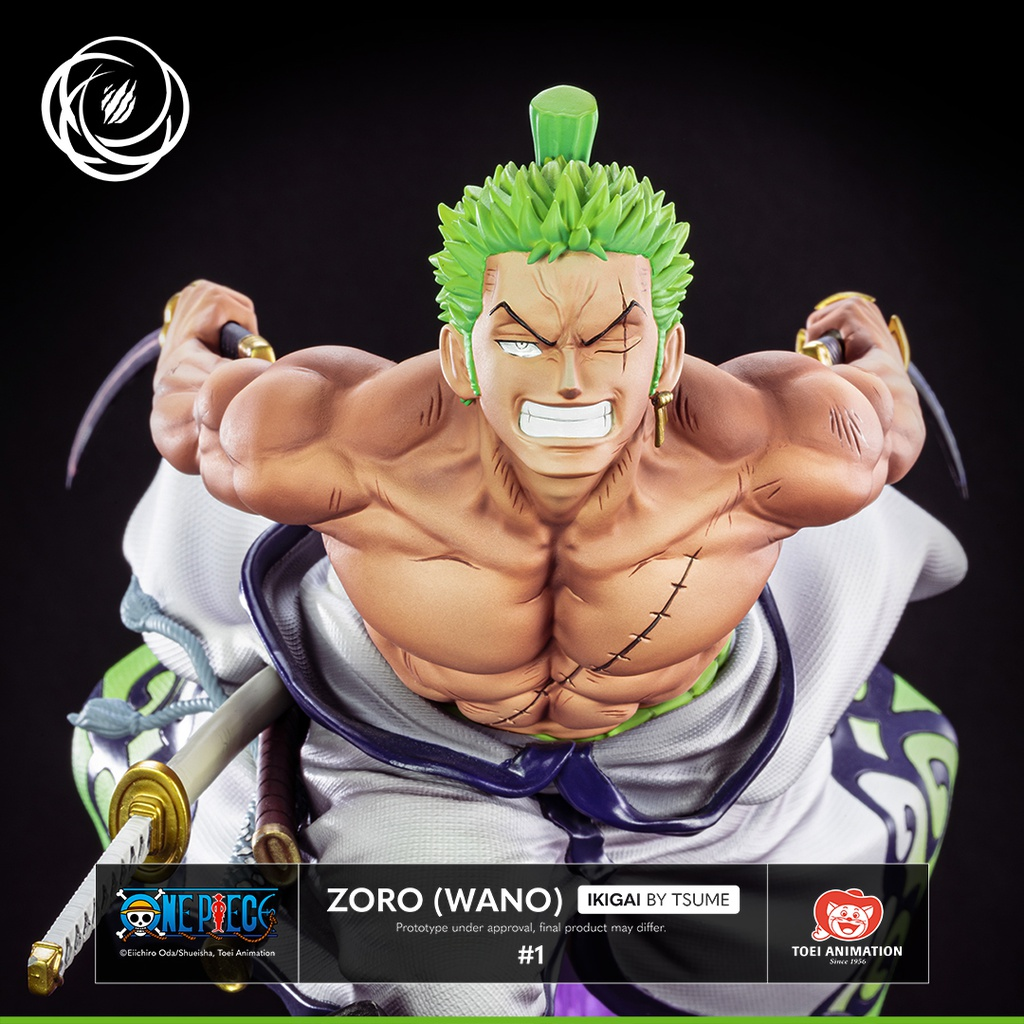 ONE PIECE - Zoro (Wano) Ikagai - Statue Résine 1/6 By Tsume - 2