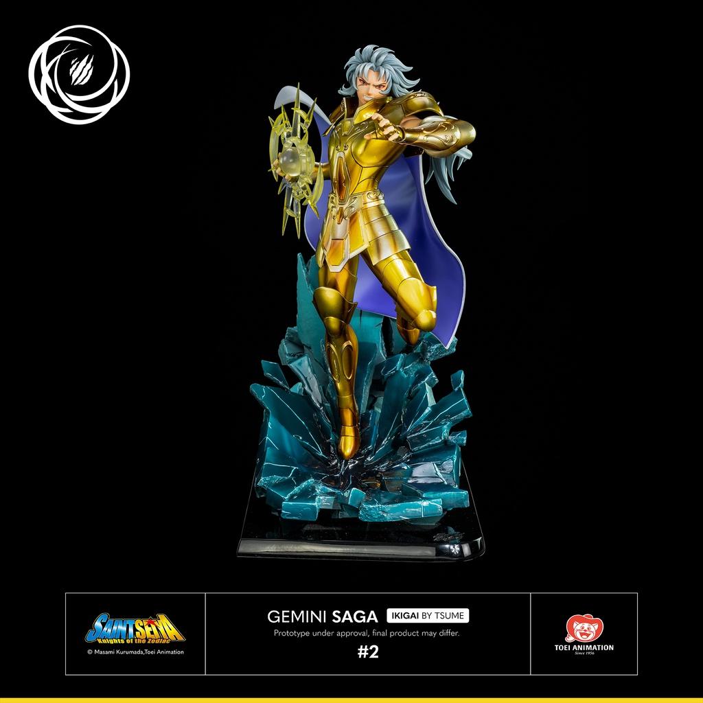 SAINT SEIYA - Gemini - Statue Ikigai Résine 1/6 By Tsume 37cm - 2