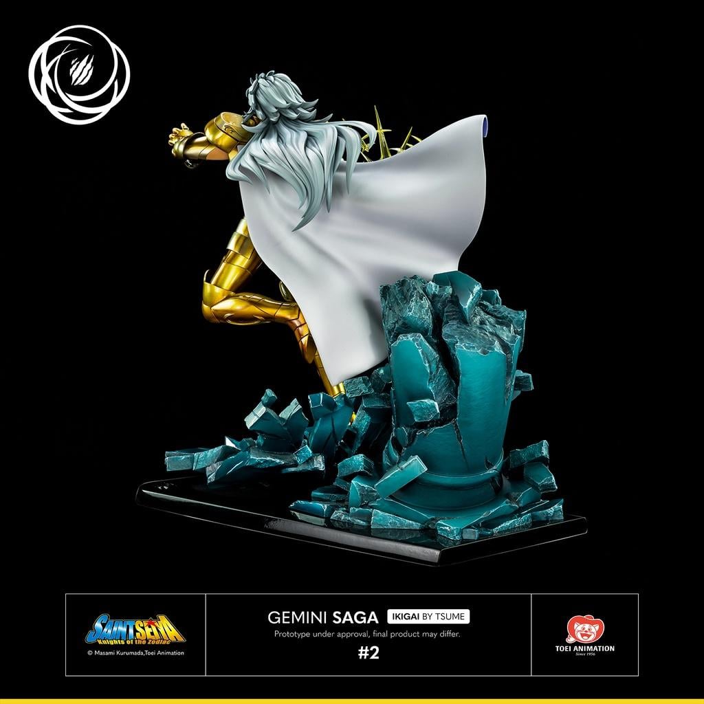 SAINT SEIYA - Gemini - Statue Ikigai Résine 1/6 By Tsume 37cm - 4
