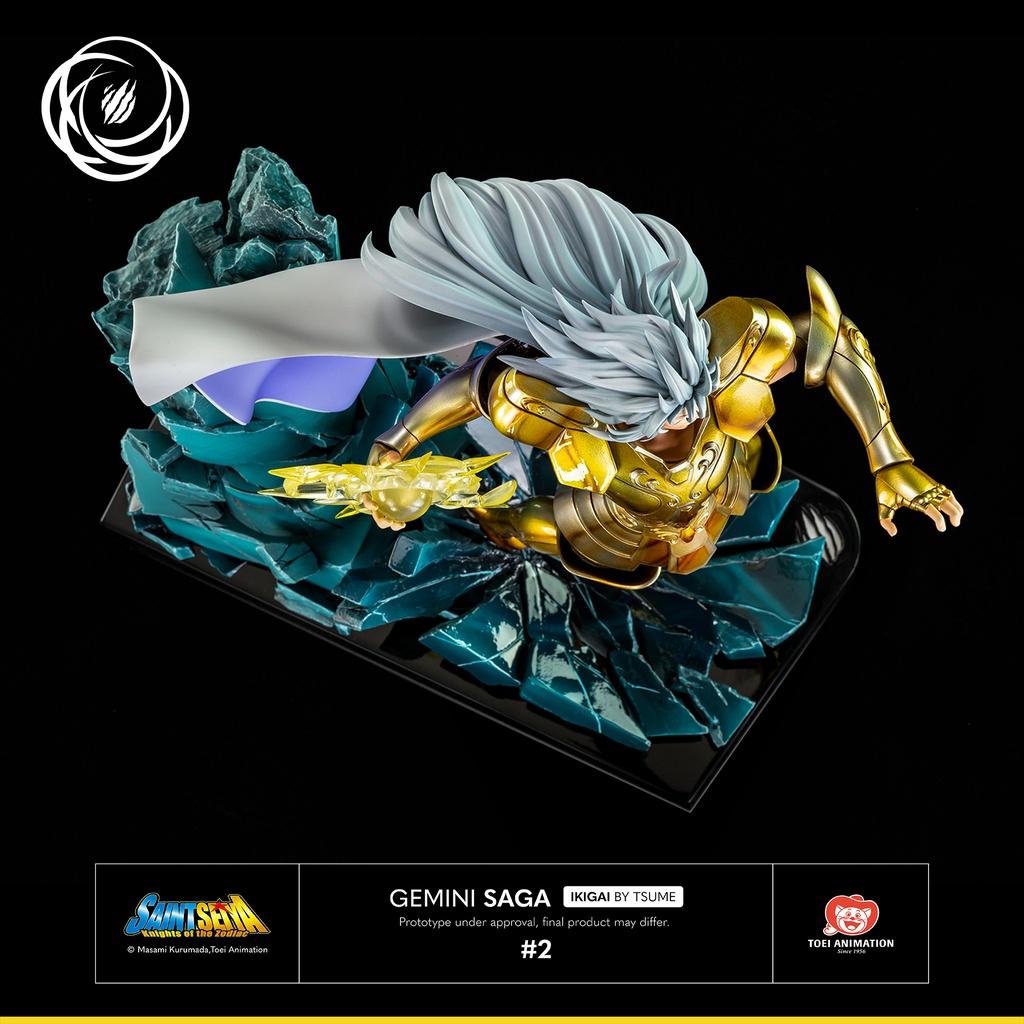 SAINT SEIYA - Gemini - Statue Ikigai Résine 1/6 By Tsume 37cm - 5