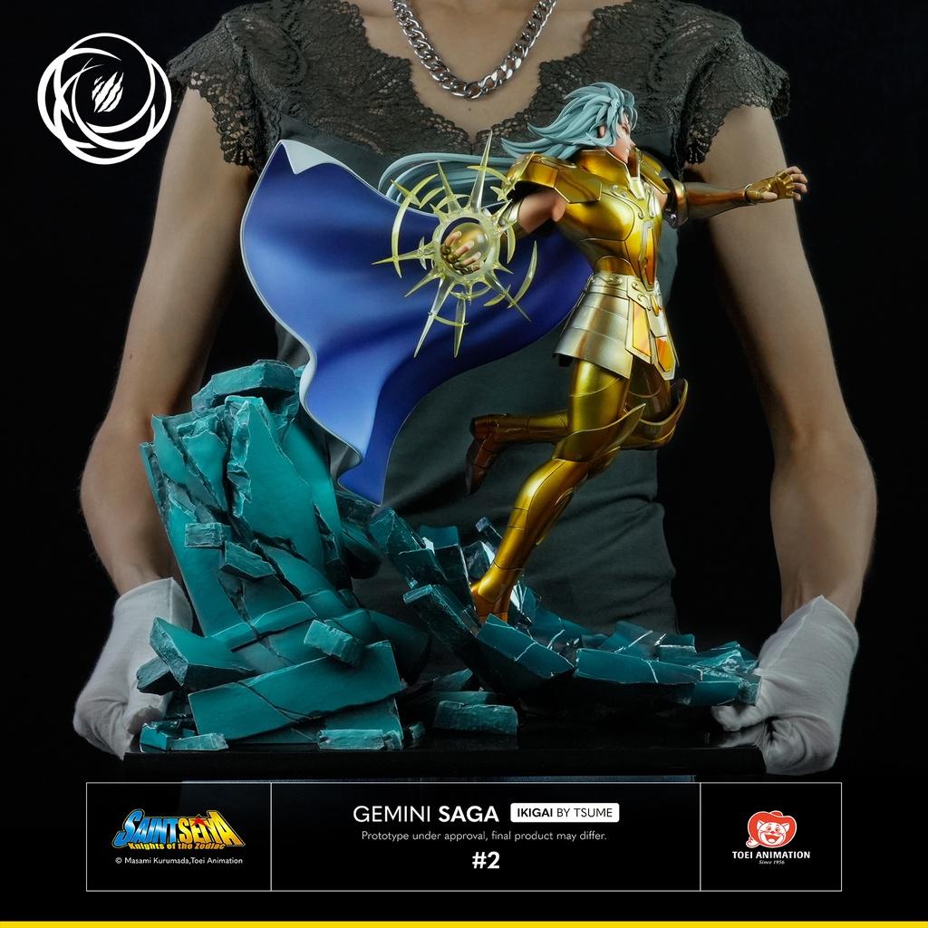 SAINT SEIYA - Gemini - Statue Ikigai Résine 1/6 By Tsume 37cm - 6