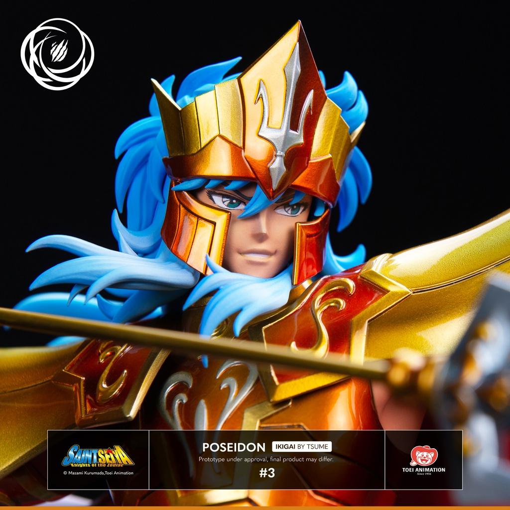 SAINT SEIYA - Poseidon - Statue Ikigai Résine 1/6 By Tsume 34cm - 2