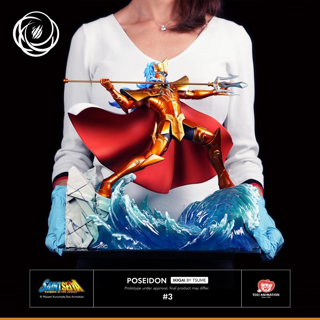 SAINT SEIYA - Poseidon - Statue Ikigai Résine 1/6 By Tsume 34cm - 6