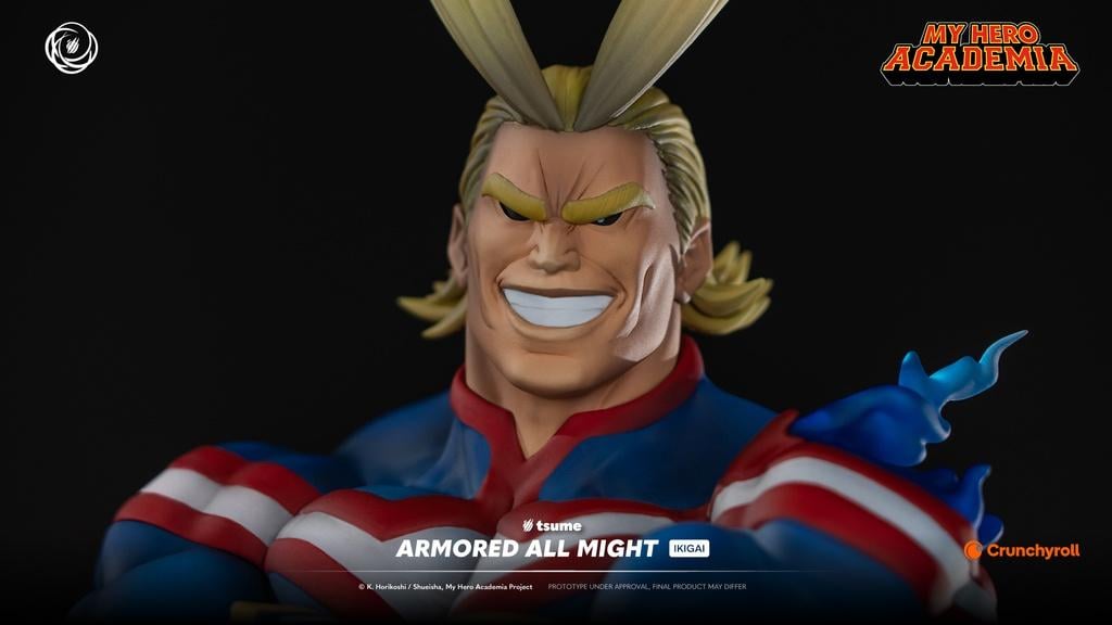 MY HERO ACADEMIA - Armored All Might - Statue Ikigai 1/6 By Tsume 48cm - 3